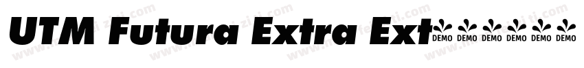 UTM Futura Extra Ext字体转换